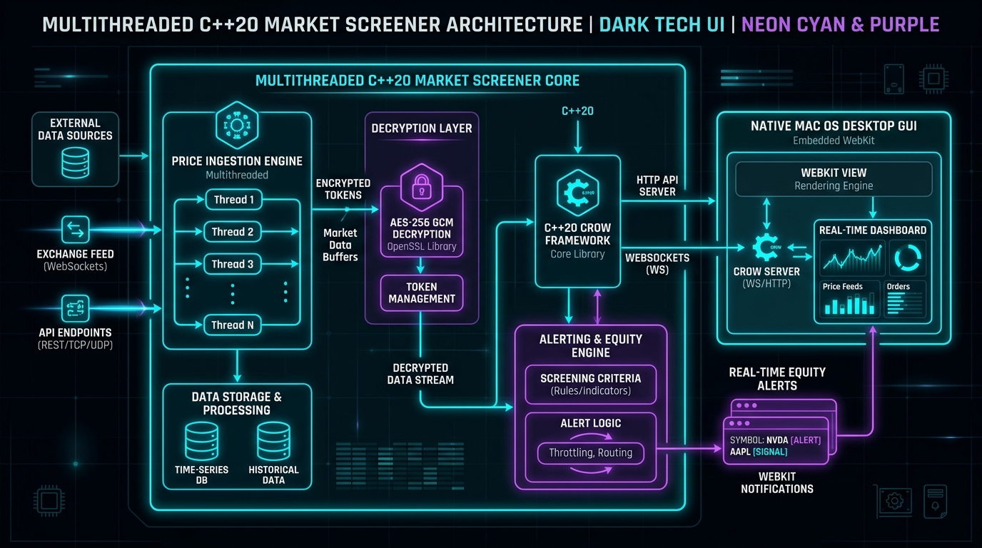 C++20 Market Screener Architecture